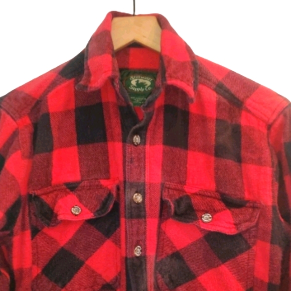 Heavyweight Buffalo Plaid Red Flannel 